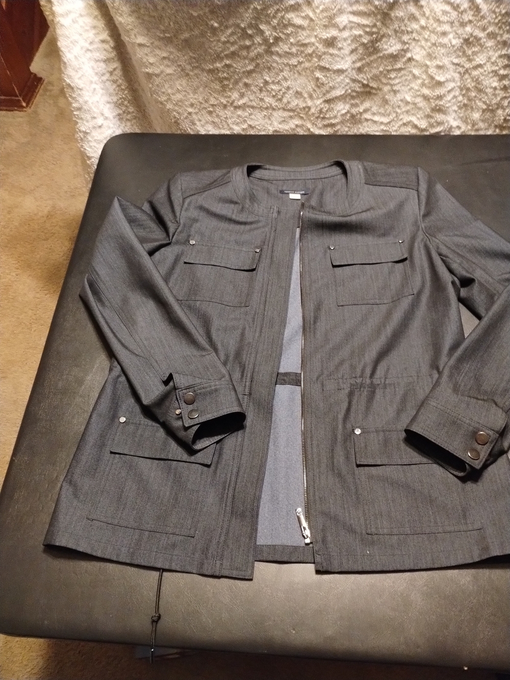Tommy Hilfiger Dark Gray Blazer Sz 6